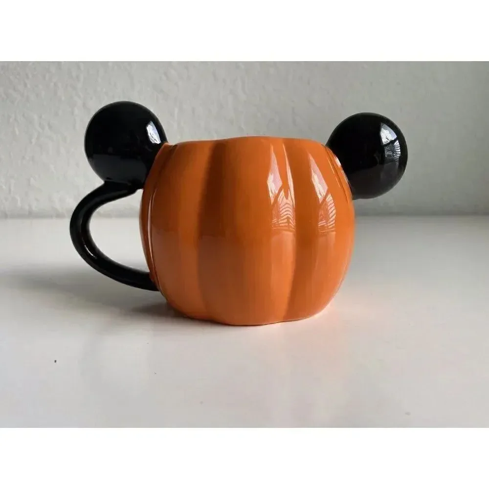 Halloween Disney Mickey Mouse Pumpkin Coffee Mug Cup Jack-O-Lantern NEW‎